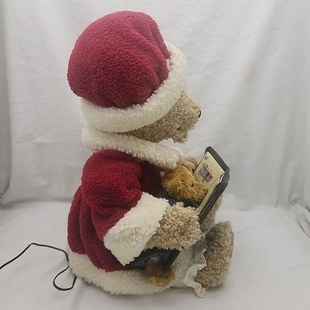 Figure Storytime Teddy Bear Twas The Night Before Christmas Animated Mama & Kids
